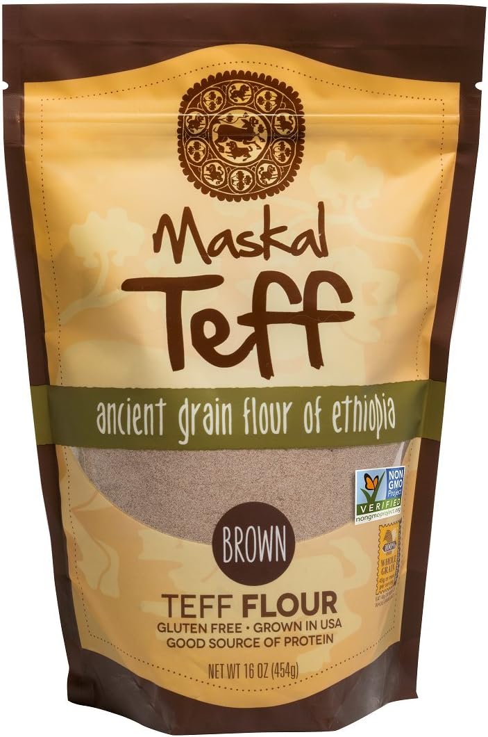 Maskal Teff Brown Flour, 16 Ounce