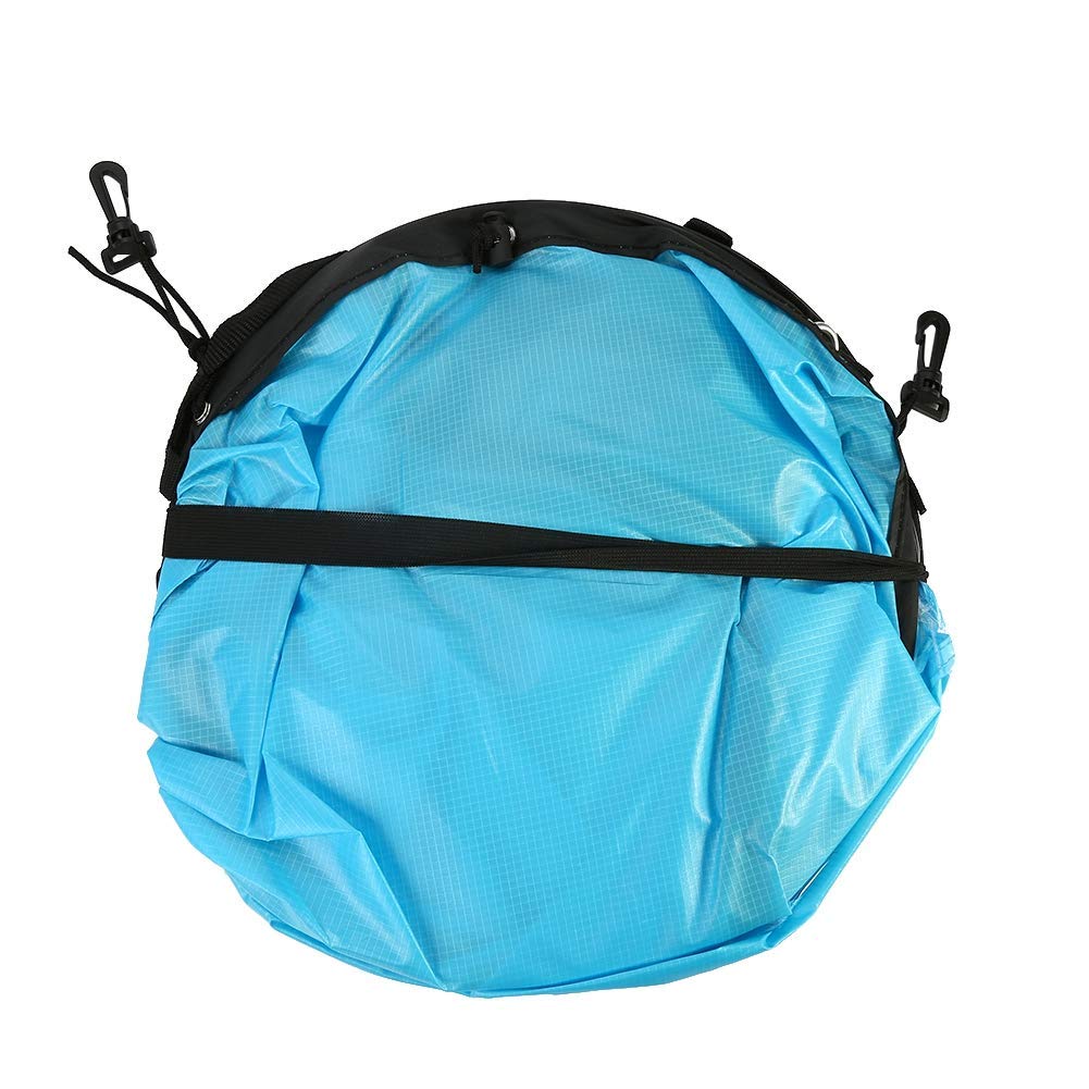Dilwe - Vela Plegable para Kayak, 3 Colores, portátil, 108 cm, con Bolsa de Almacenamiento y Ventana Transparente, Apto para canoas de Kayak y Barcos hinchables