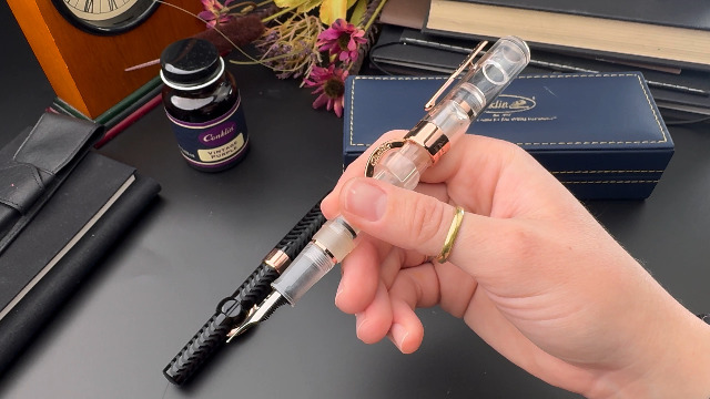 Amazon.com : Conklin Mark Twain Crescent Filler Fountain Pen