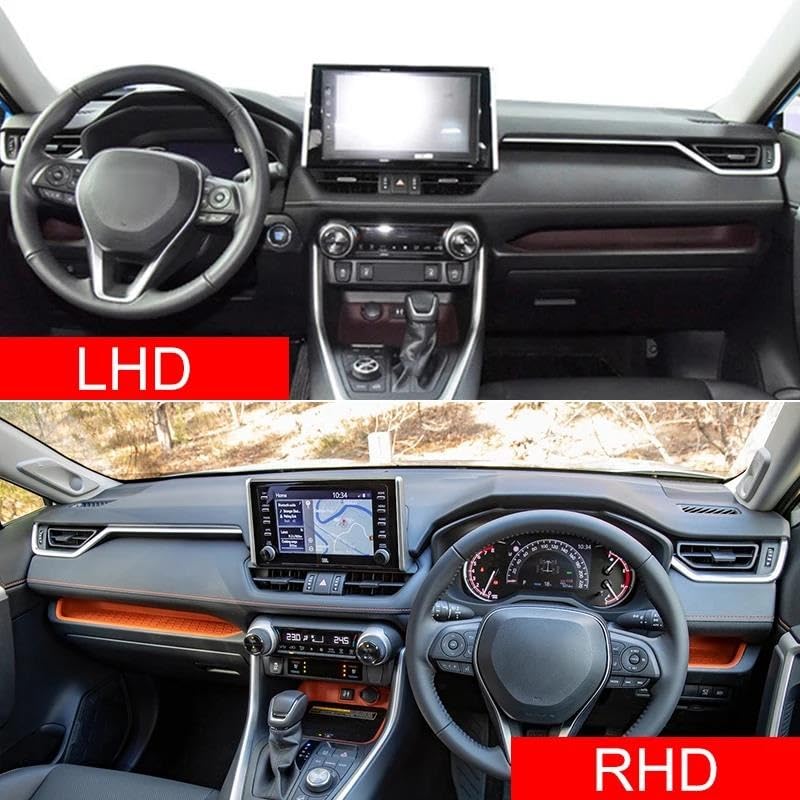 Alfombrilla para salpicadero Toyota RAV4 2019-2024 protectora negra 5