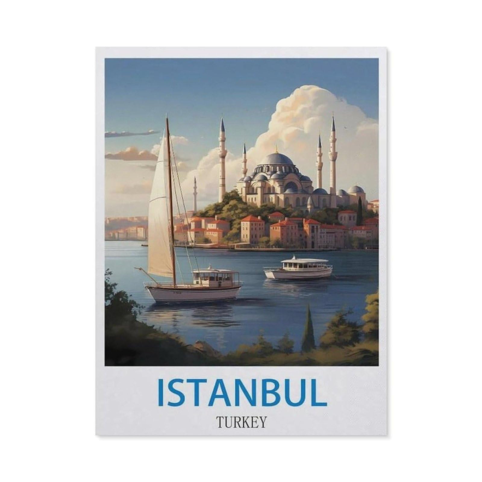 BEAYODKP 5D Diamond Painting，Istanbul Turkey（50x60cm）