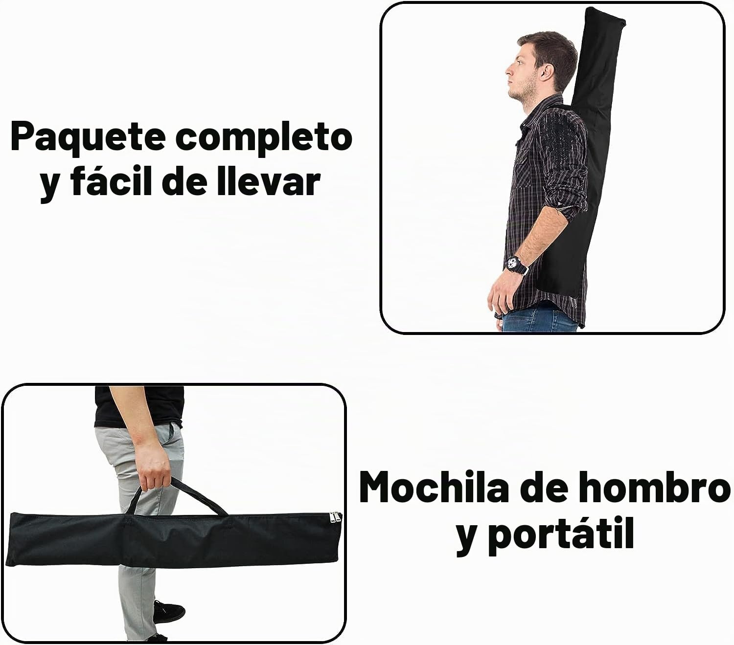 Kit de mástil de bandera de plumas, 11 pies, sin viento, aleación de aluminio, se adapta a banderas de plumas de 8 pies con estaca para el suelo, base resistente, bolsa portátil