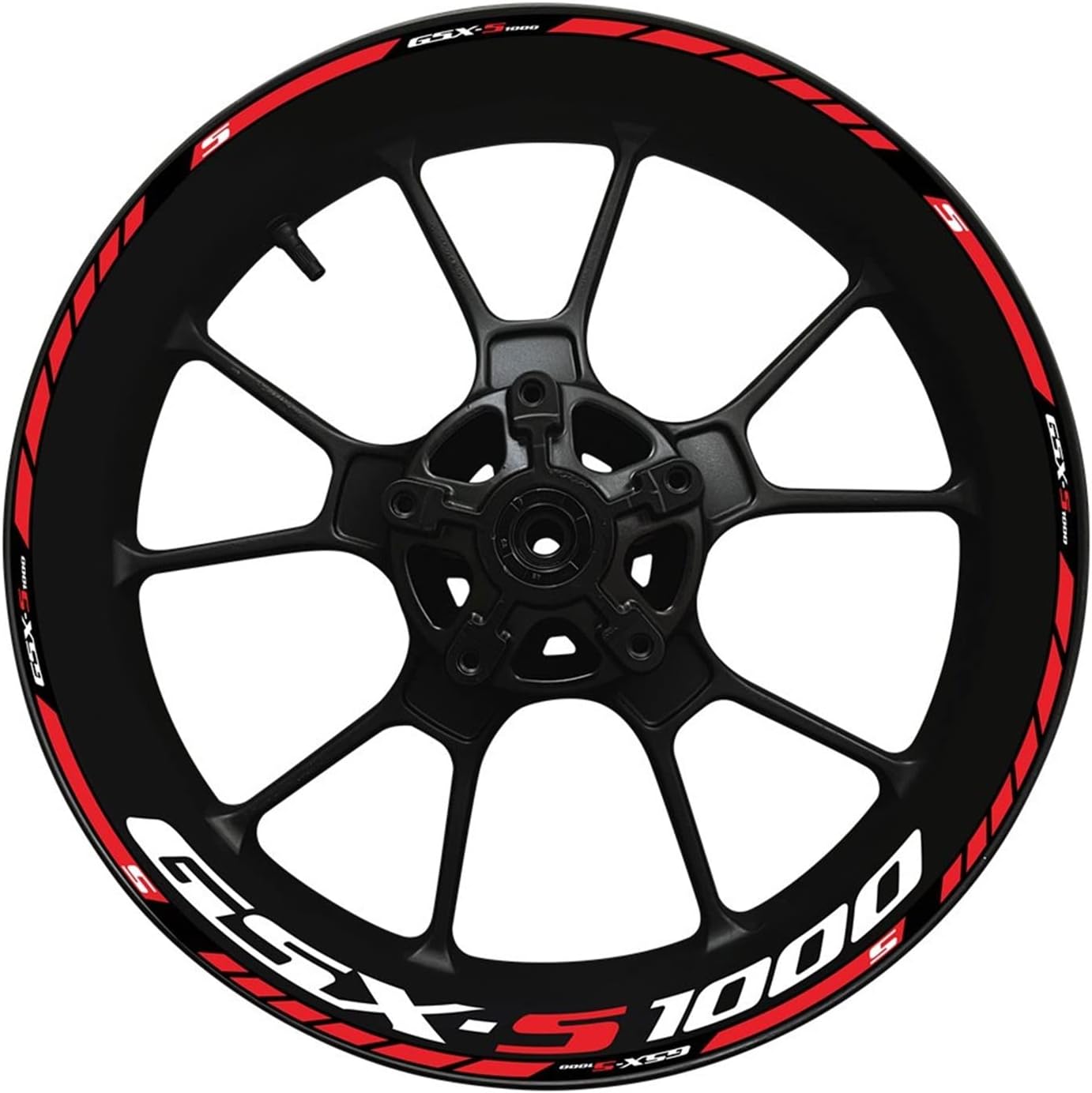 Reflective rim sticker for SUZUKI GSXS1000 GSX1000S GSXS1000 GSXS