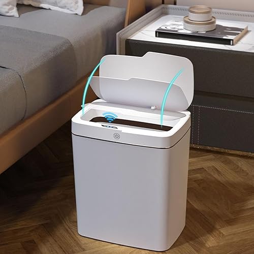 Miniatura 9 de Bote de basura automático de 18 litros  Cubo de basura inteligente autosellado con apertura de sensor  Cubo de basura silencioso impermeable anti