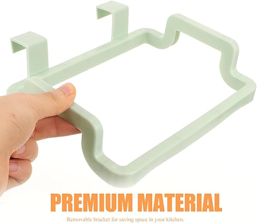 Miniatura 6 de FOMIYES Soporte portátil para bolsas de basura sobre el gabinete, soporte para bolsas de basura colgantes, toallero, guantes, colgador para cocina,