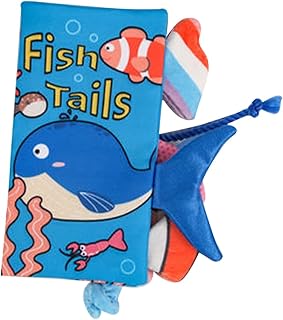 Hohopeti Livros De Bebê Livro De Mão Para Bebês Livro De Treinamento De Cognição Livros Educacionais Iniciais Livro De Pano Oceano Manuscrito Livros Para Bebês