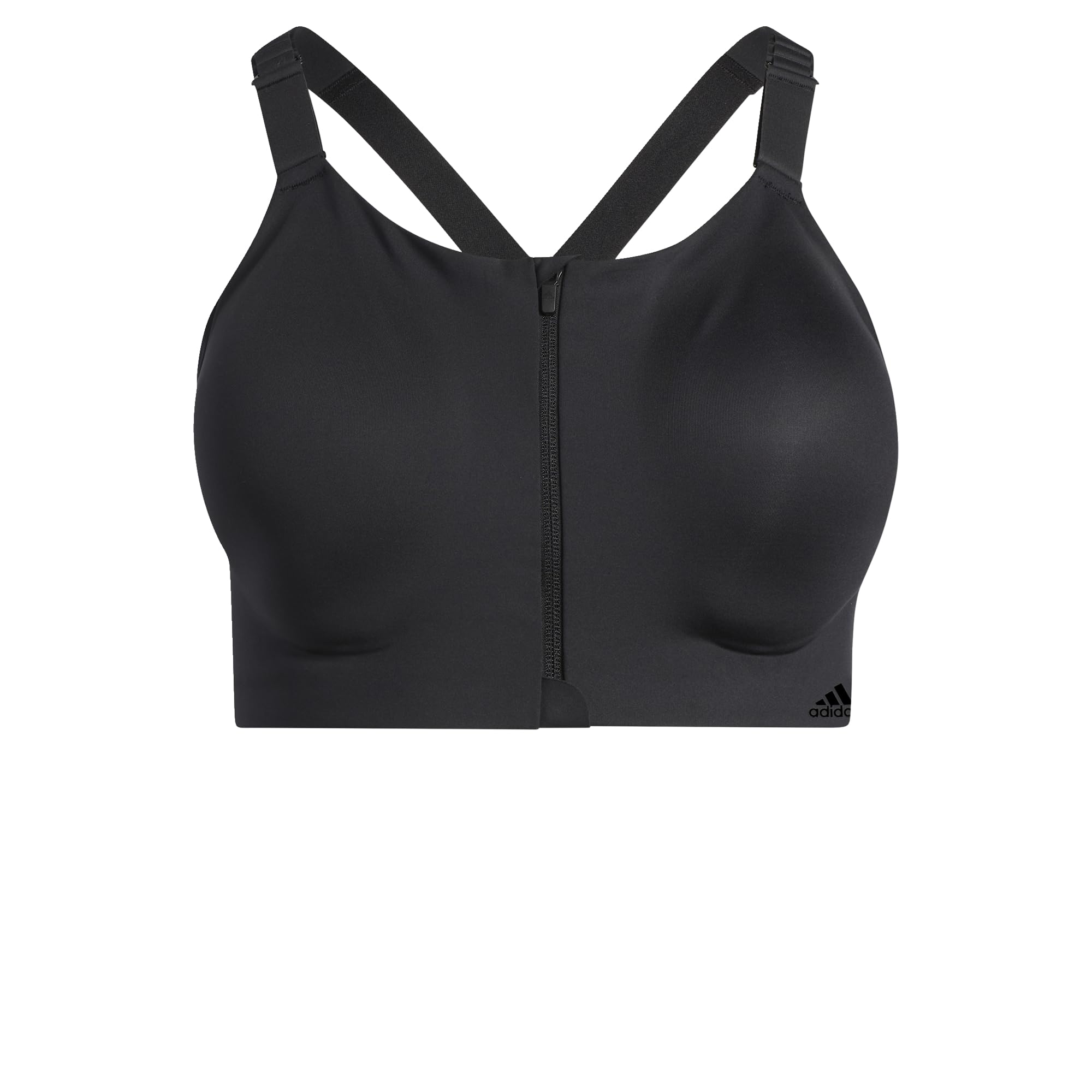 Adidas HF7838 TRN HS Zip PS Sports Bra Women's Black 7C