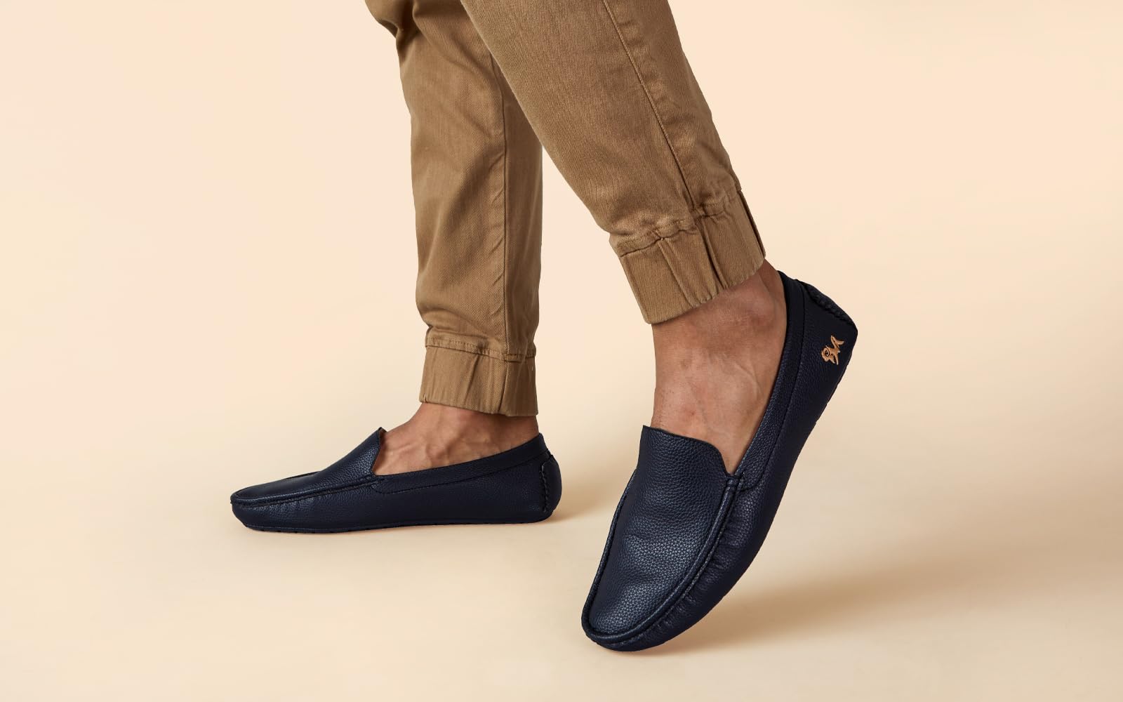 Neeman's Dapper Driving Loafers for Men | Stylish Slip-On Casual Shoes with Cushioned Arch Support & Flexible Sole | Comfortable & Lightweight Semi-Formal Loafers for Office Black 4