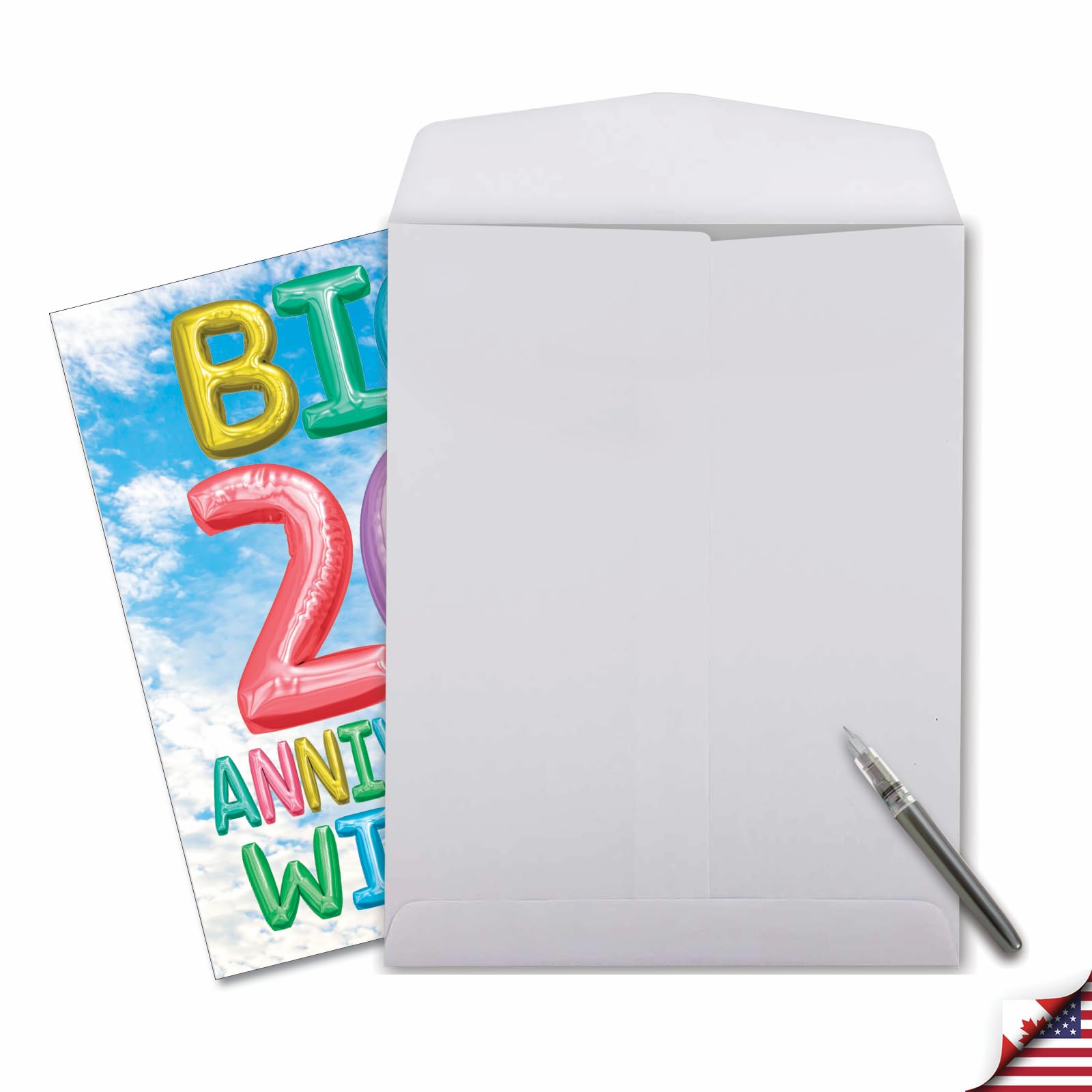 Amazon.com : The Best Card Company 1 Big 20th Milestone