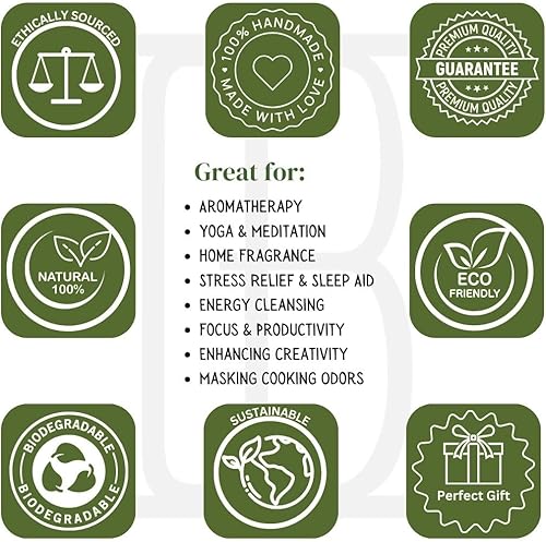 Miniatura 7 de Soporte para quemador de incienso y cono de madera, grande, orgánico, ecológico, para agarraderas, agarradera, estilo rústico, tallado a mano para