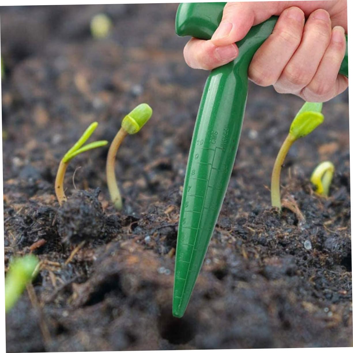 ARTIBETTER Gardening Accessories 5pcs Planting Dibber Soil Punch for Home and Garden Durable and Easy to Grip