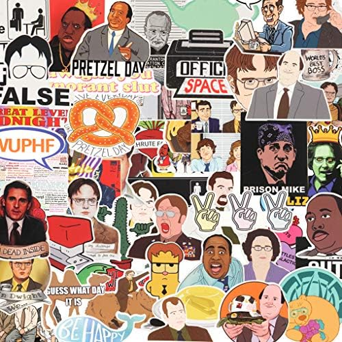 The TV Show Pack of 62 Sticker,The Stickers for Water Bottles.Waterproof Laptops Sticker Vinyl Decal Sticker for Phone,Travel,Computer,Hydro Flasks,Cars,Bicycles (62pcs)