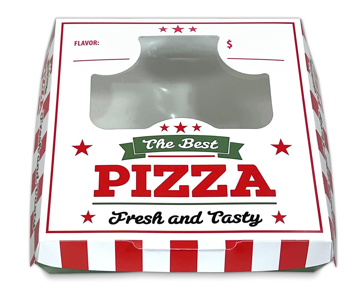 Amazon.com: Olympak UPDATED Individual Pizza Box | Disposable Mini
