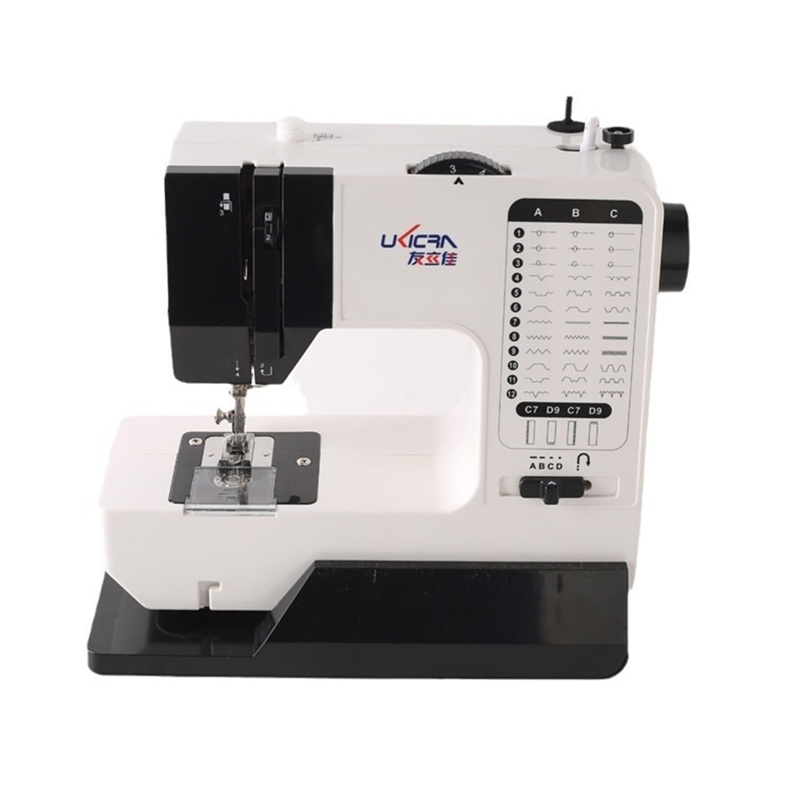Coil Winder, Household Electric Sewing Machine with Pedals, Expansion Table, L,for Motor, Spring, Ribbon