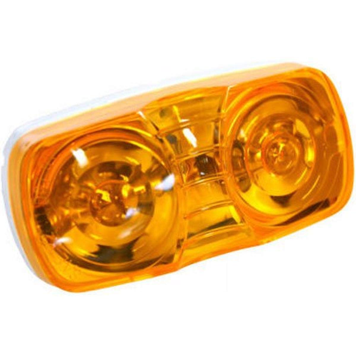 Blazer International B444A Rectangular Dual Bulb Clearance / Marker Light, Amber