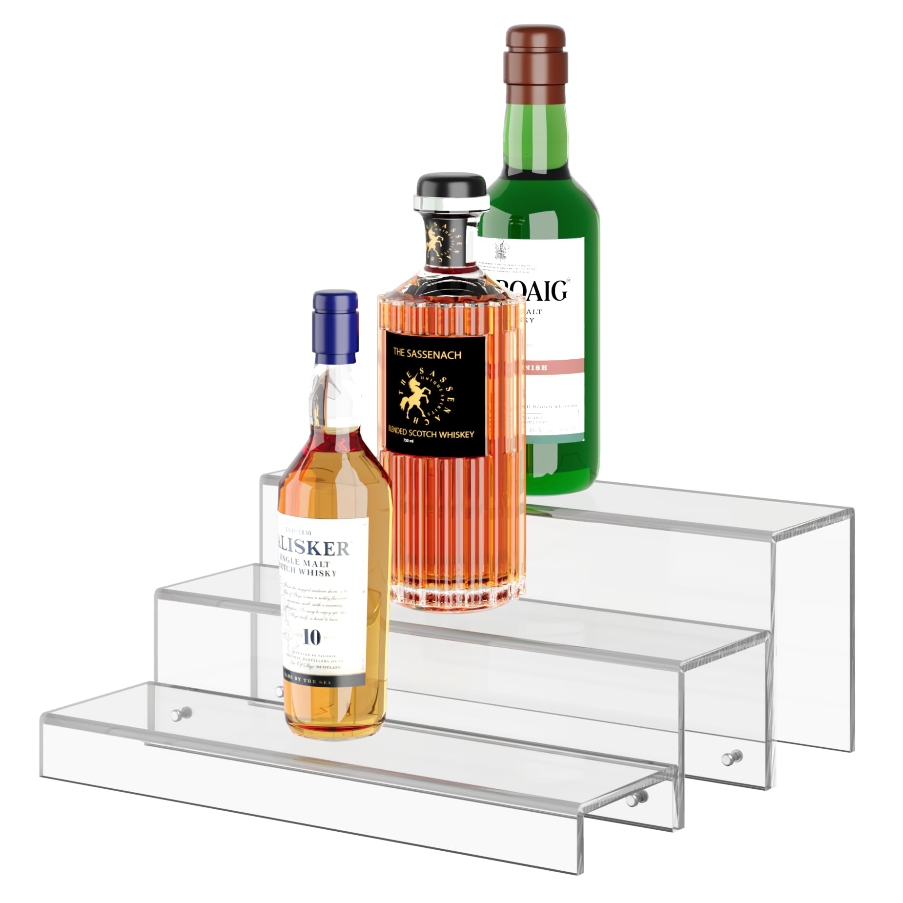 JUESHA 2 Pack Tiers Bar Shelves for Liquor Bottles, 15