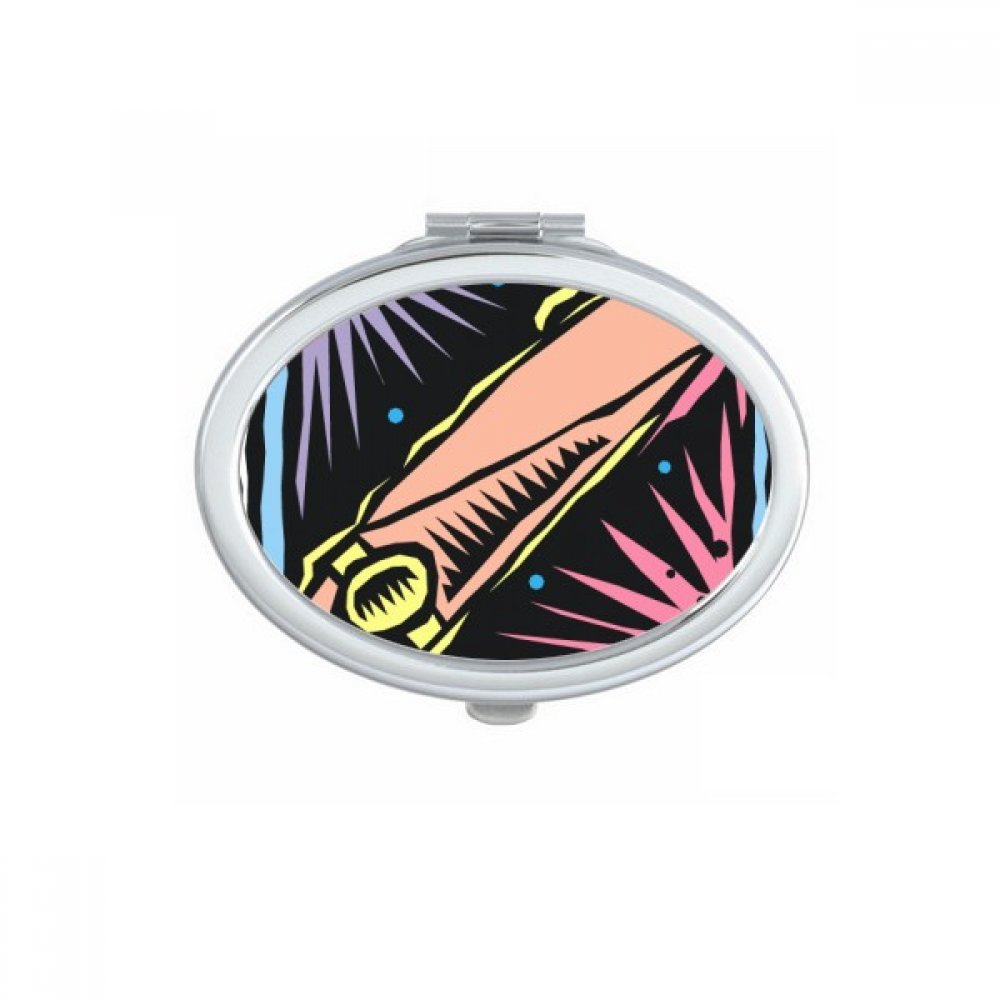 Miroir de poche compact ovale pour corriger votre maquillage partout
