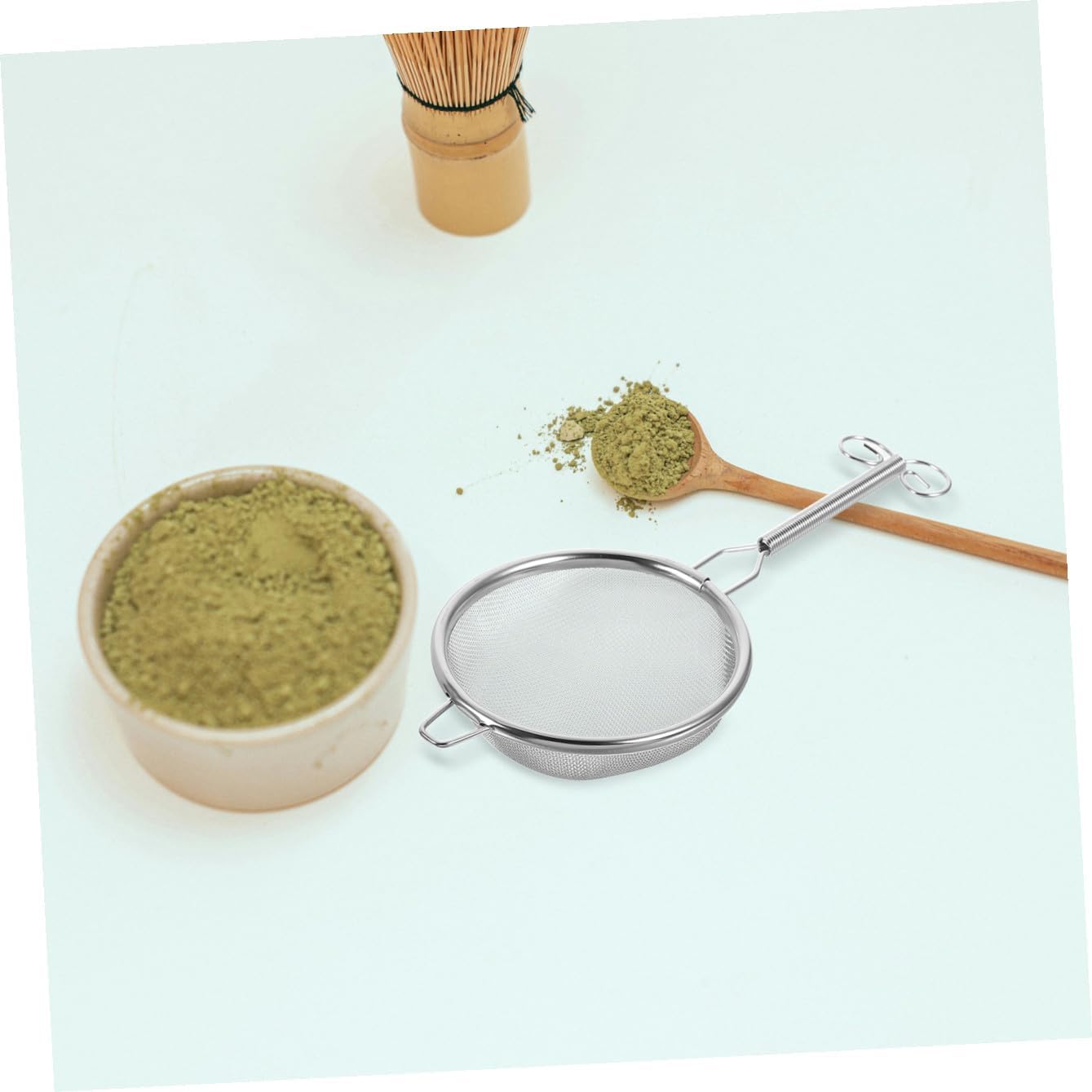 Stainless Steel Tea Filter Spoon for Loose Tea Leaves, Matcha