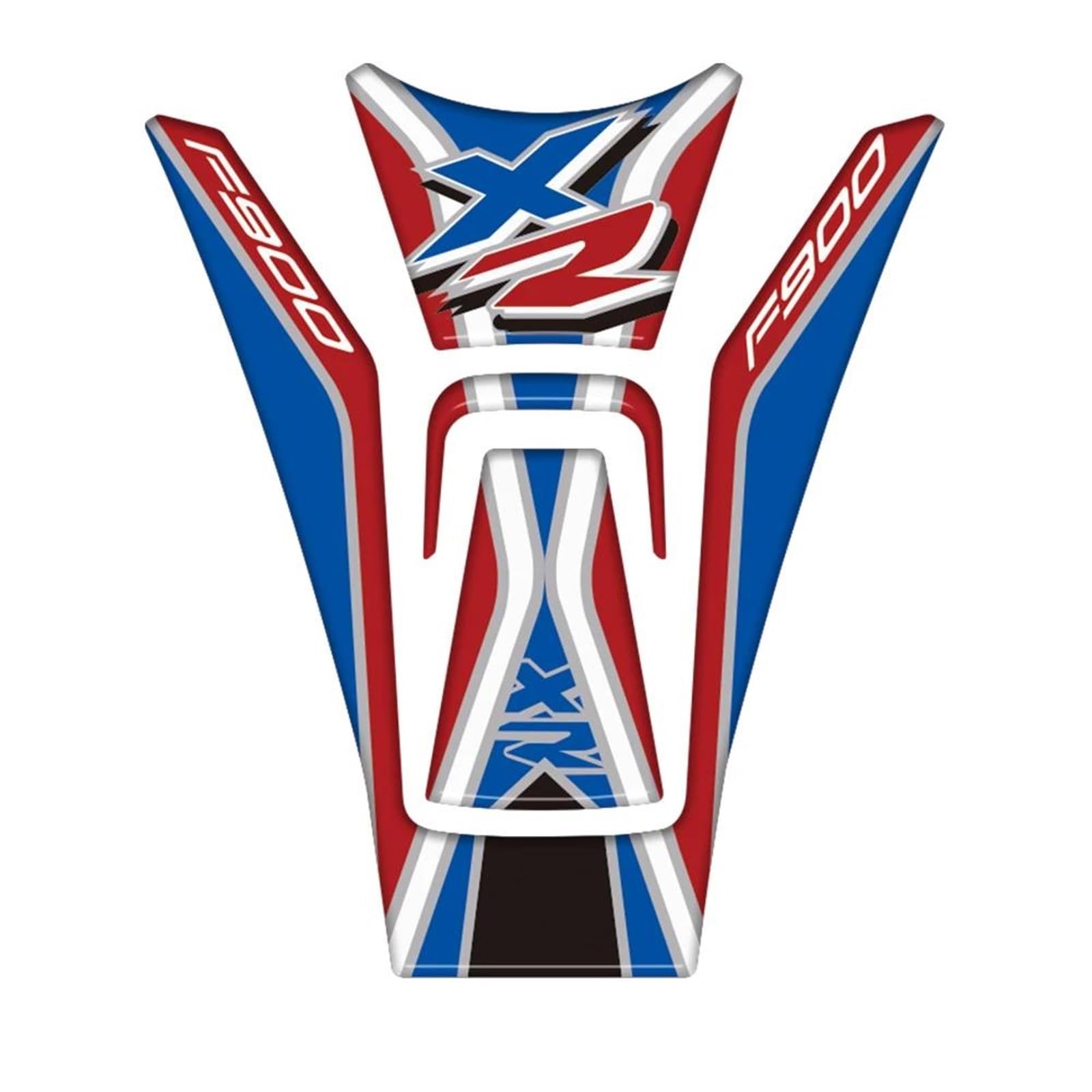 Tank Pad Adesivi Per Serbatoio Carburante Laterali Per BMW F900XR F 900 XR 2020-2025, Kit Di Adesivi In Gel Per Protezione Serbatoio Adesivo Serbatoio(BLU)
