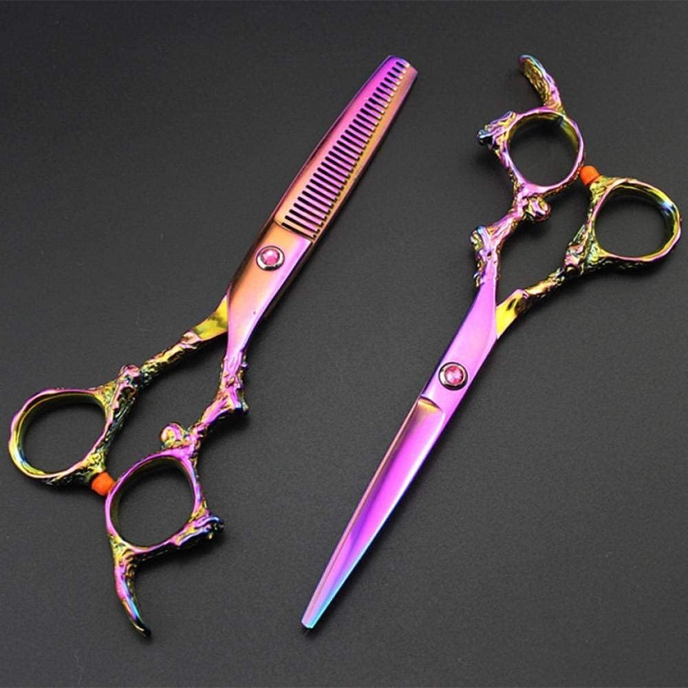 理髪はさみ、理髪はさみプロフェッショナル6インチ440cカットヘアシザーカッティングシザーサロン薄毛シザー理髪理髪シザー-薄毛_S