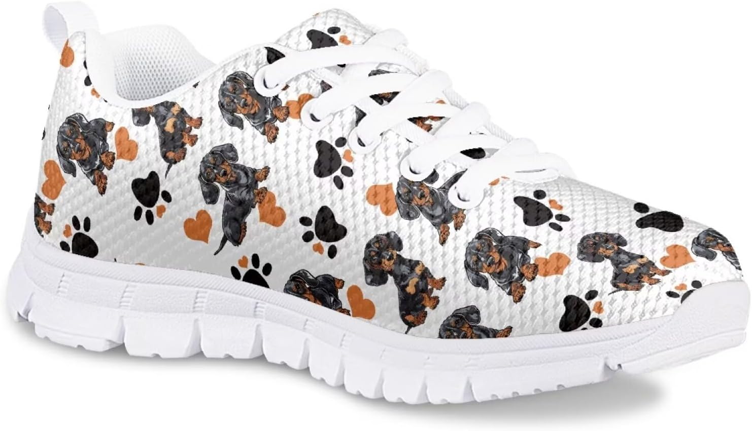Cute Girls Boys Tennis Shoes Lightweight Soft Sport Sneakers Lace Up Kids Running Shoes