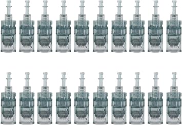 20pcs 16PIN Replacement Cartridges, Multiple Dermapen Microneedling Cartridges, Professional Dermapen M8 Wireless Derma Roller Pen Replacement Cartridges, for Dermapen M8