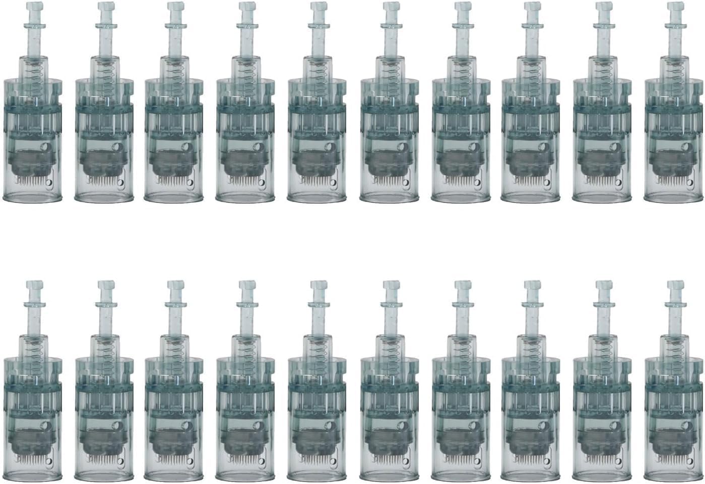 20PCS Dermapen Ultima M8 Microneedling Pen 16 Pins Cartucce di Ricambio Smaltimento Microneedling Viso Cartucce per Penna Microneedling