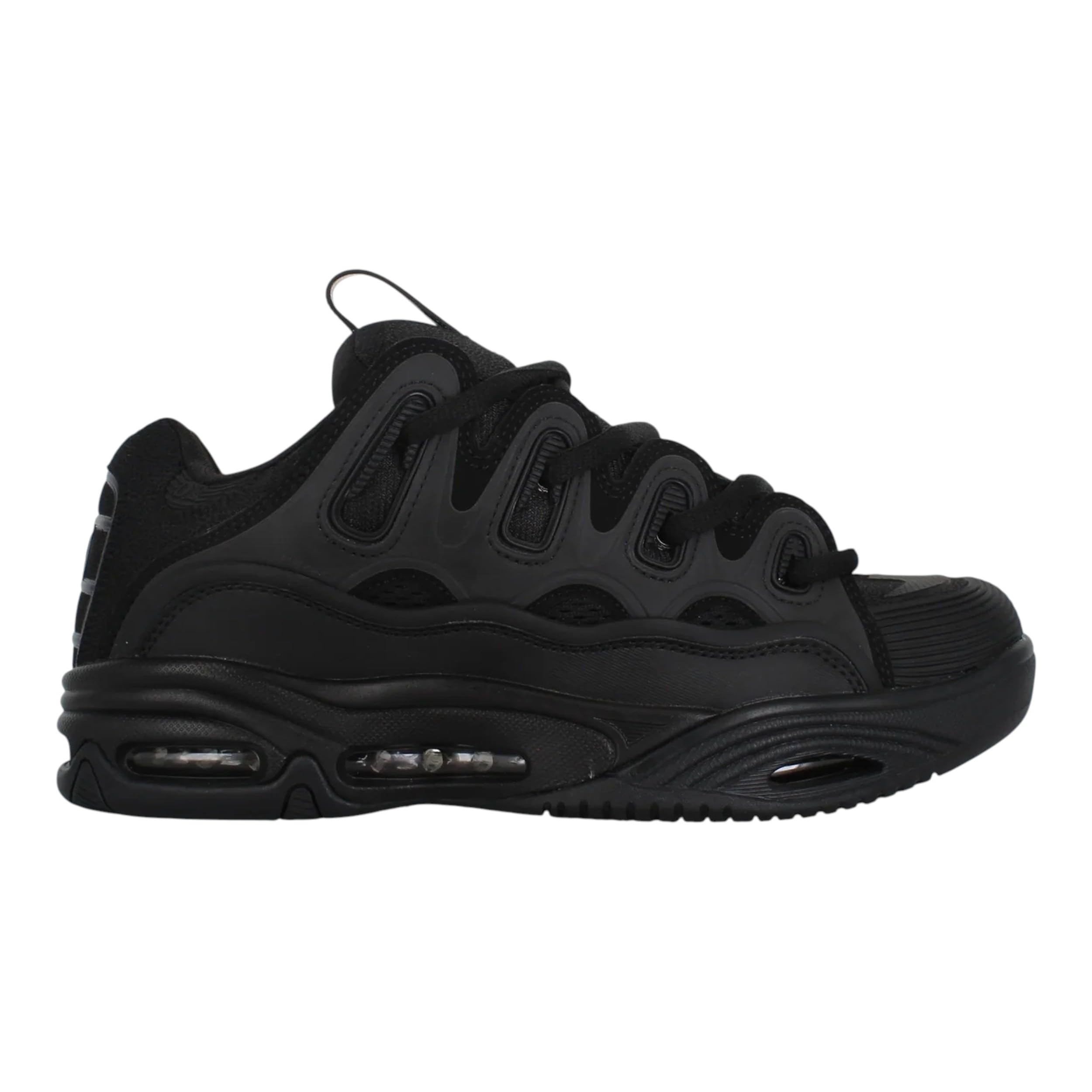 Scarpe da Skateboard – Osiris D3 2001 Black/Black/Black da Ginnastica – Ammortizzate e Resistenti – Stile Chunky Anni 2000 – più Sacca