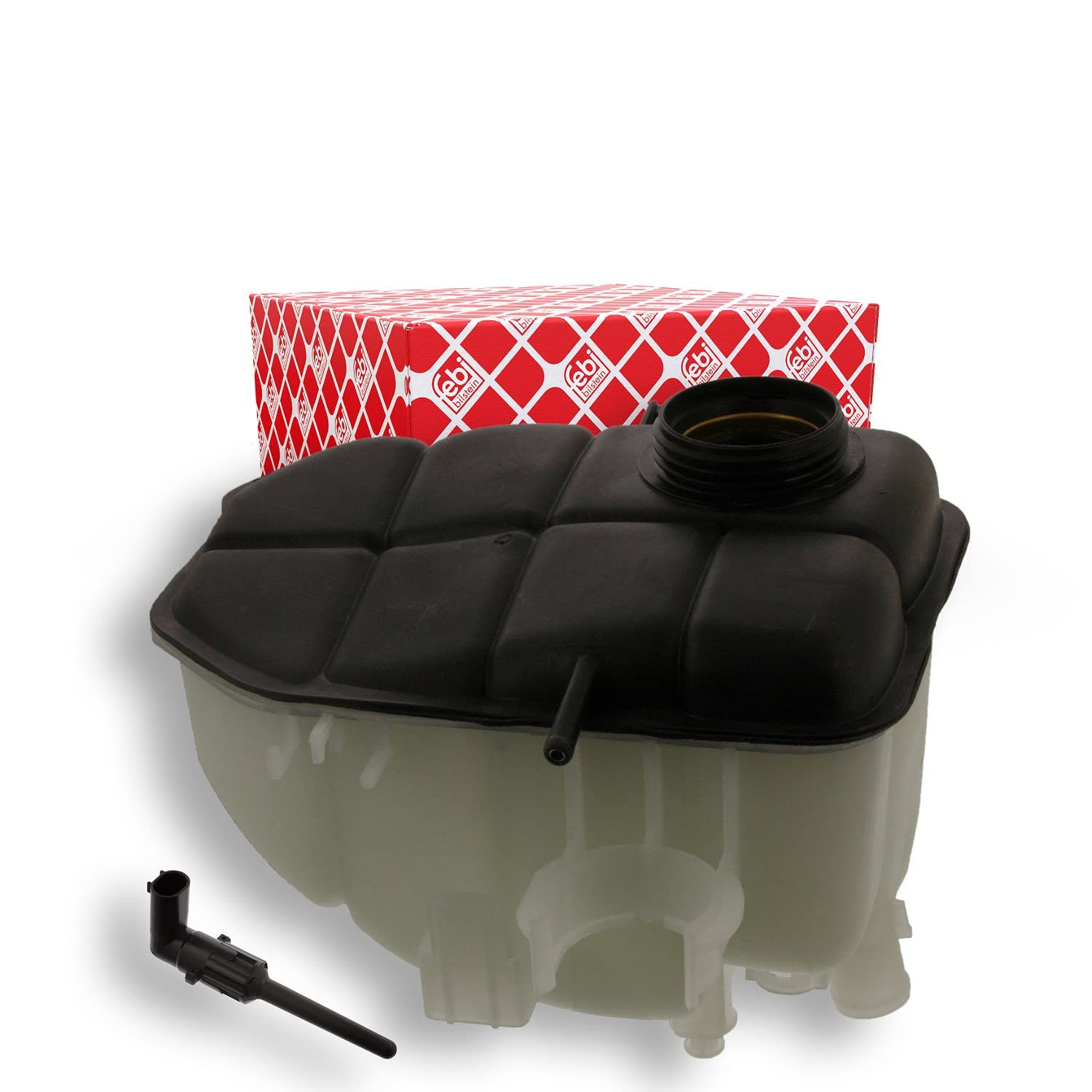Expansion Tank, coolant Plastic 38807 FEBI BILSTEIN for MERCEDES-BENZ C-CLASS