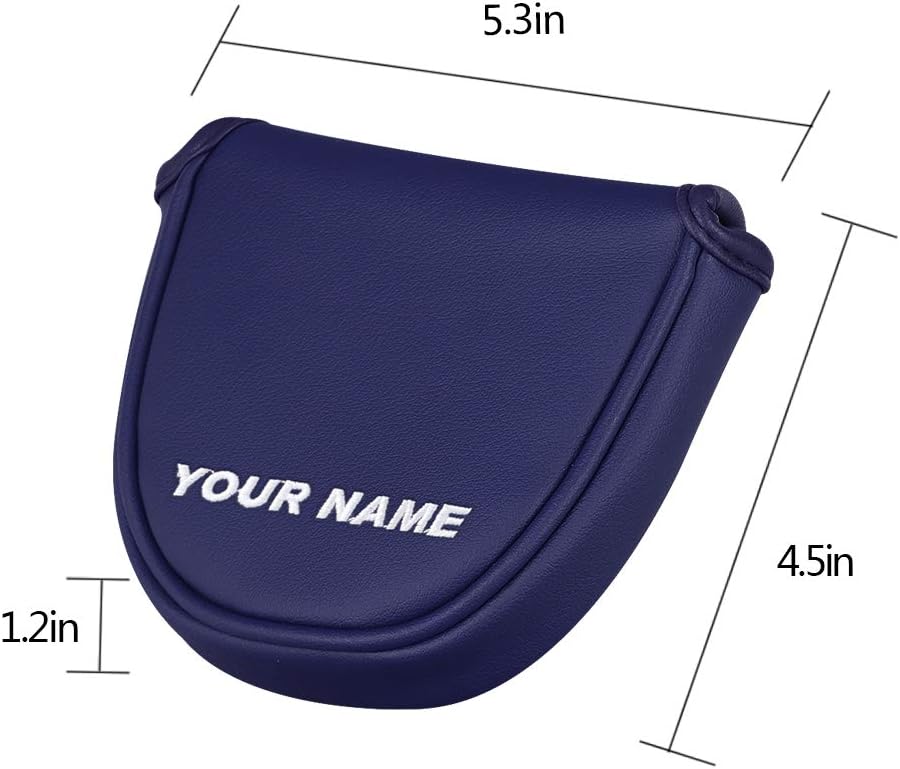 Personalized Name Custom Golf Mallet Putter Headcover for for Odyssey Scotty Cameron Putters