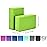 EXERZ Yoga Blocks 2 pack EVA Foam Exercise Workout Fitness Bricks, Pilates Stretch Handstand Non-Slip Gym Blocks, Gymnastics (Green 2pcs)