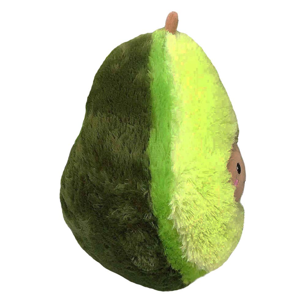 TE-Trend XXL Plüsch Tier Avocado Plüschtier Kissen Toy Lebensmittel Kuscheltier Frucht Früchtekissen AVO Cado 60cm Mehrfarbig