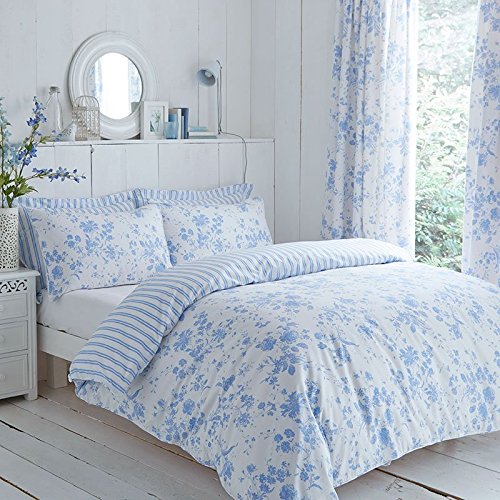 Charlotte Thomas Amelie Toile Bed Set in Blue Double