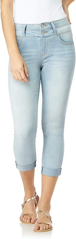WallFlower Sassy Cropped Jeans for Women, Sizes 0-24