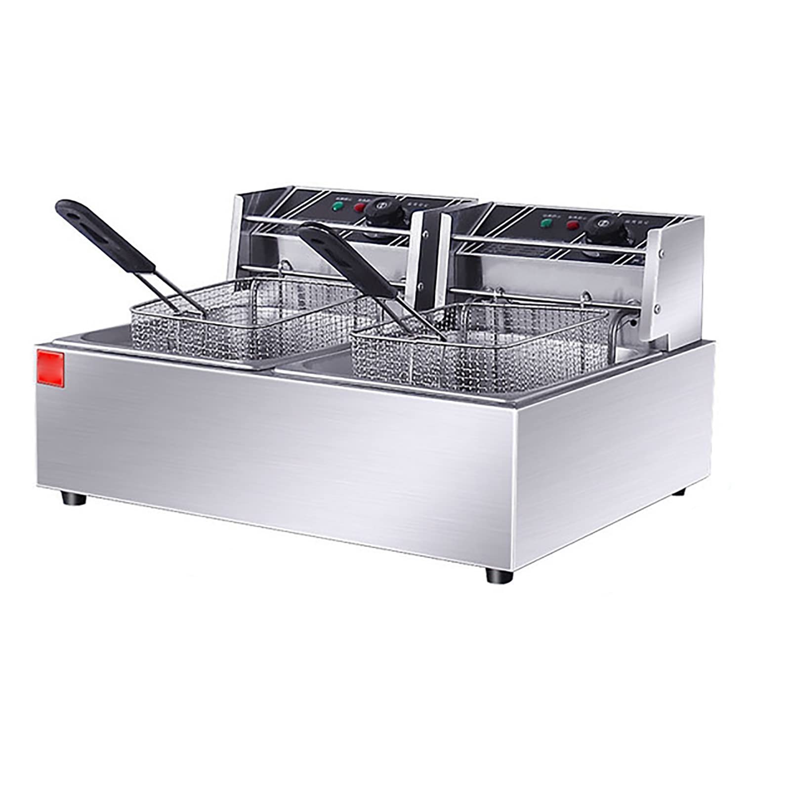 Friteuse double 12L pour cuire de grandes quantités sans mélanger les saveurs
