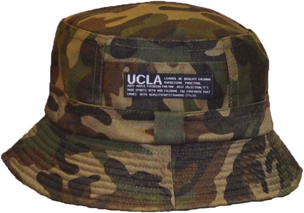 Double Layer Reversible Soft Cotton Bucket Sun hat Camo