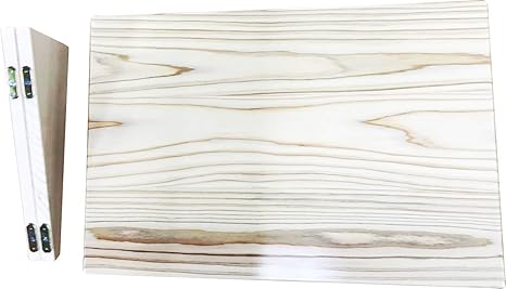 Amazon Co Jp 細田木材工業 きえすぎくん 多摩産杉無垢巾はぎ板 45 30 1 5cm 木製ホワイトボード スタンドタイプ ホーム キッチン