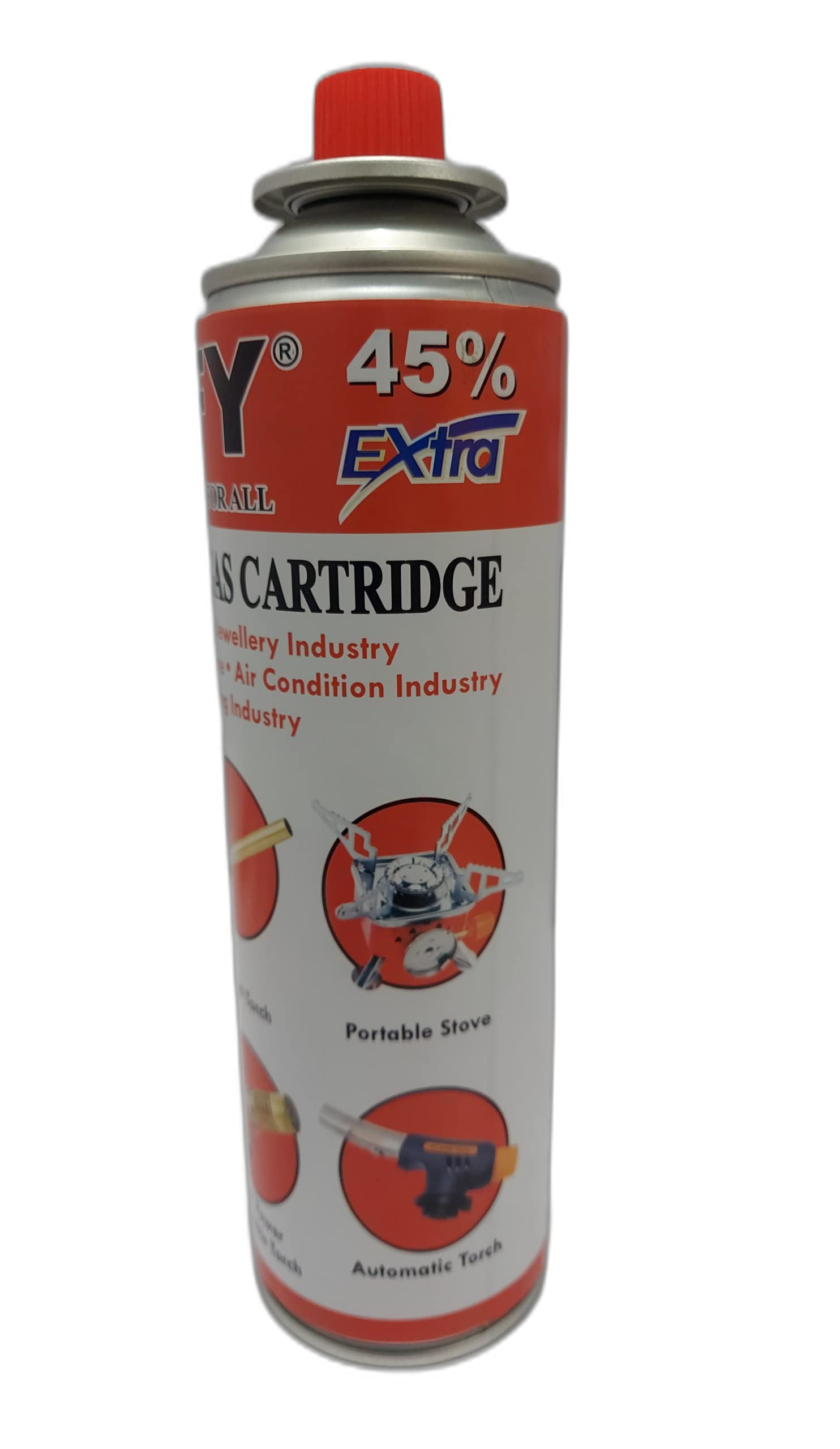 KOFY BIG Butane Gas Can 750 ML 10 PC with 4 pc nozzle 1