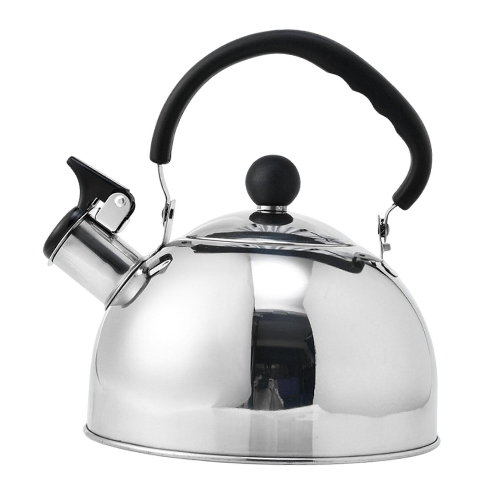 Bouilloire Sifflante pour Cuisines Extérieures : Votre Café au Jardin avec l'Inox 2,5 L