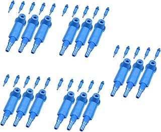 Amosfun 5 Series Junta De Herramientas De Aceite De Freno Intercambio Conectores De Línea De Freno Conector De Liquido De Frenos Conector De Purga De Freno El Plastico Azul 8 Piezas X 5