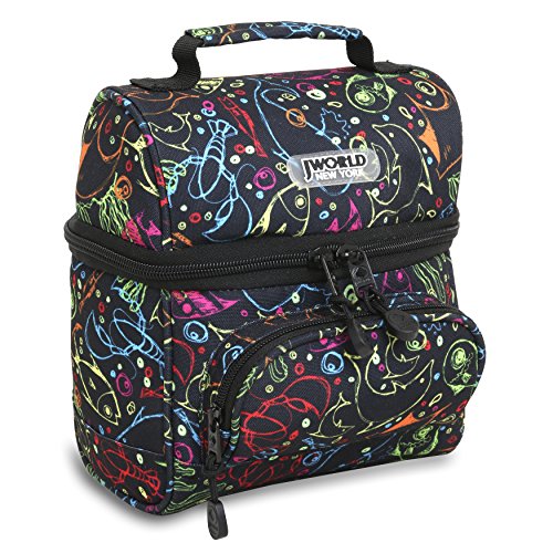 J World New York Corey Lunch Bag, Doodle, One Size