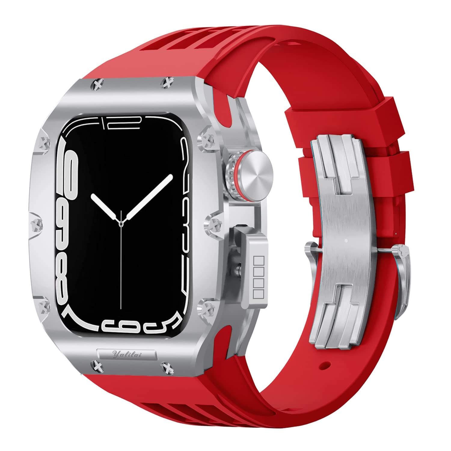 Boitier Apple Watch 8 45mm cadre alliage titane et bracelet - 8