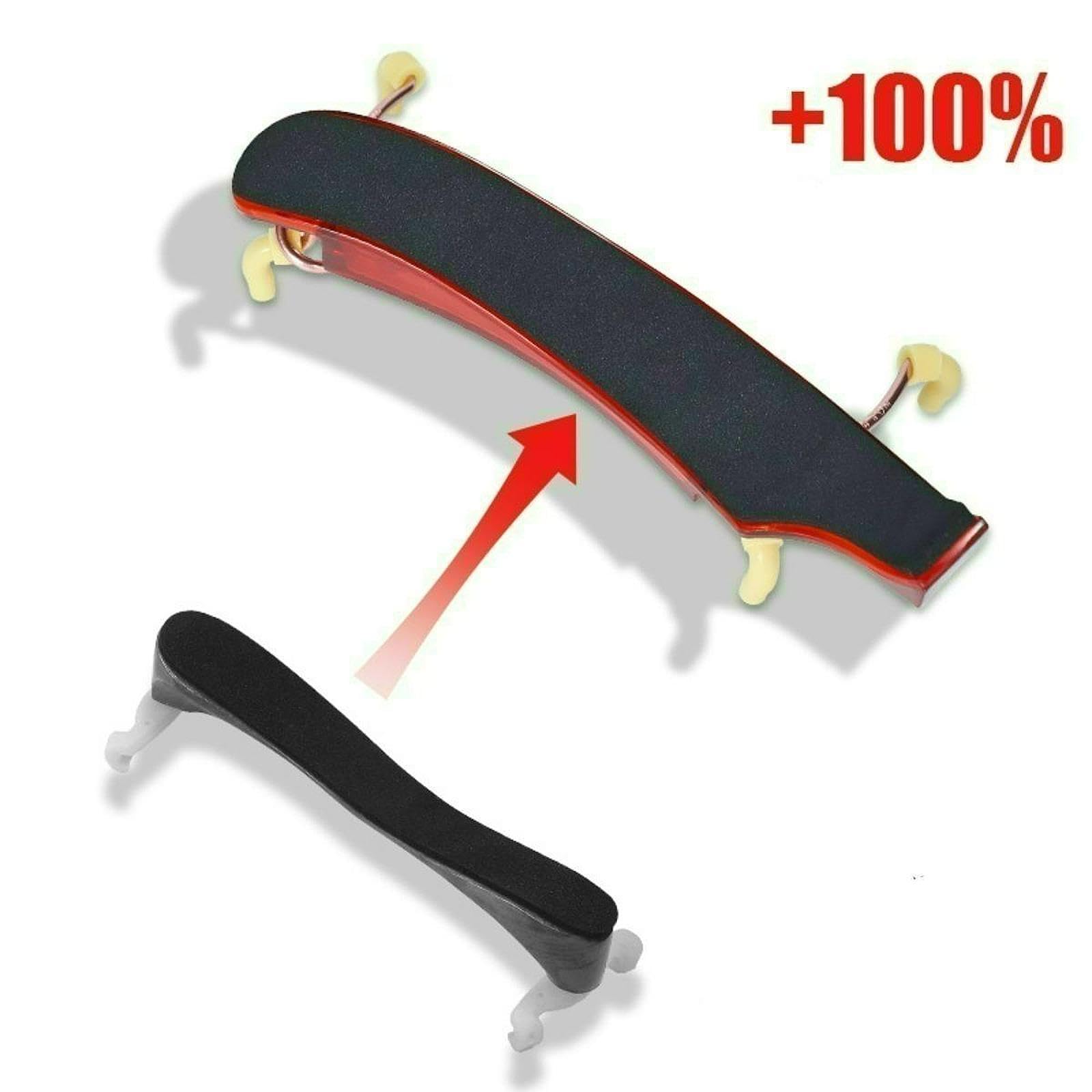 Spalliera per Violino 4/4 3/4 per Principianti, Ergonomica, Comoda, Antiscivolo, Mentoniera