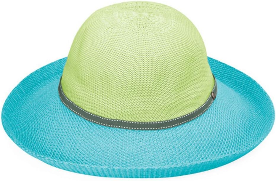 Wallaroo Women’s Victoria Two-Toned Sun Hat – UPF 50+ Sun Protection, Wide Brim, Adjustable, Cotton Lining, Summer Holiday