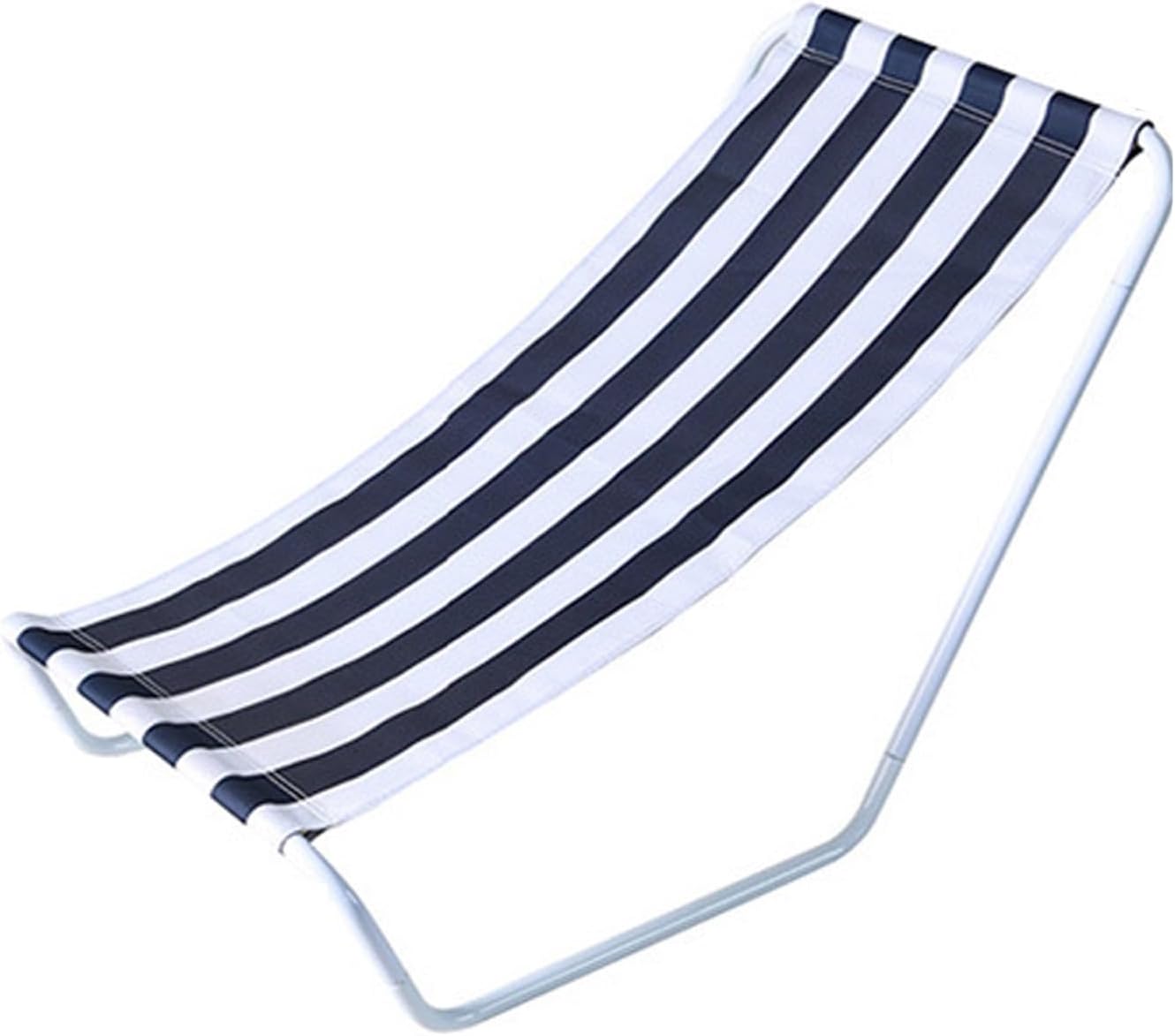 Beach Chairs for Adults, Canvas Fabric, Easy to Store, Metal Frame, Outdoor Lounge Chairs, for Beach, Yard, Pool (Color : A)