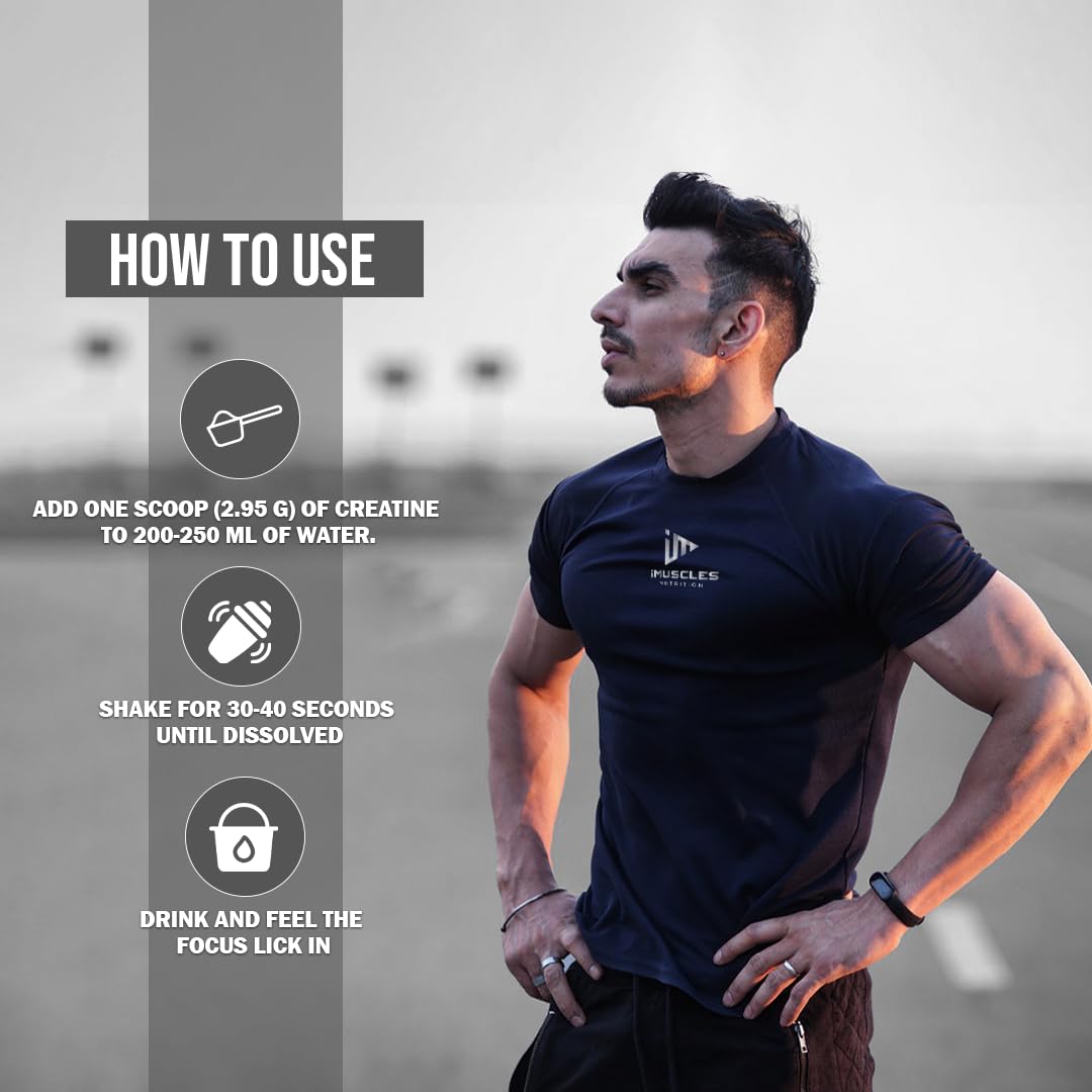Micronized Creatine Monohydrate Powder - 100% Pure, Unflavored (30 Servings) | Supports Muscle Growth, Strength & Power | Rapid Absorption Pre/Post-Workout Supplement — Amazon image 2