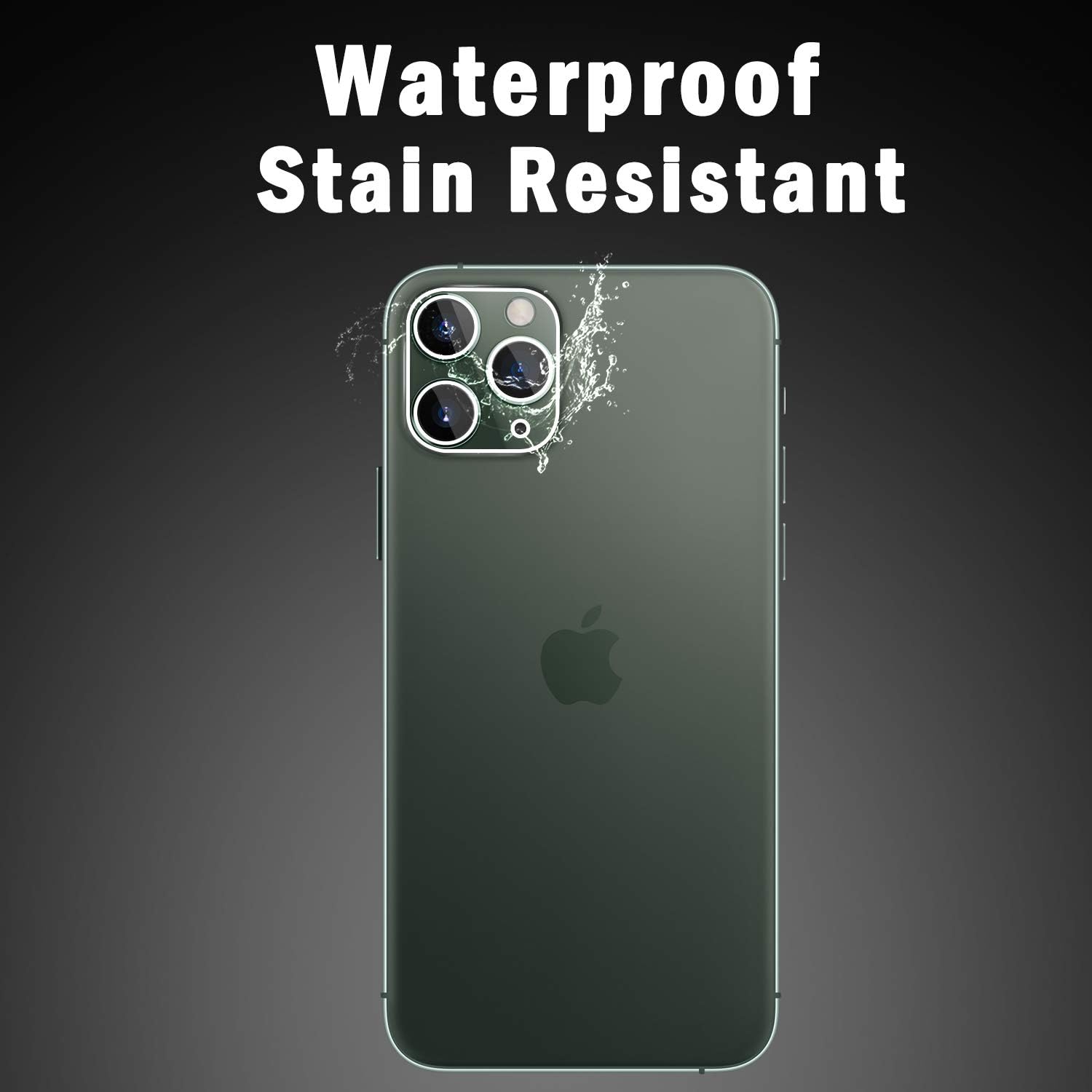 QHOHQ [2 Pack] Camera Lens Protector Designed for iPhone 11 Pro Max(6.5") and iPhone 11 Pro(5.8"), Tempered Glass Film,[Easy to Install] [9H Hardness] Anti-Scratch Screen Protector - HD Clear