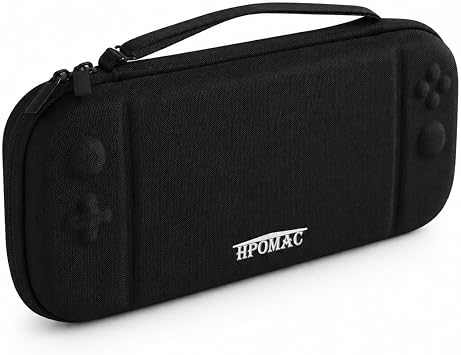 Slim Carrying Case for Switch 2 with AirTag Holder,Black | For campus, travel, this slim Switch 2 case has 10 card slots and a hidden AirTag pocket,small-accessory storage