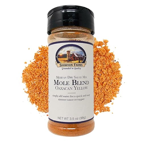 Miniatura 9 de Shawhan Farms Mezcla mexicana de salsa seca de topo, mezcla de amarillo oaxaqueño, totalmente natural, solo agrega agua, úsalo para comidas simples,
