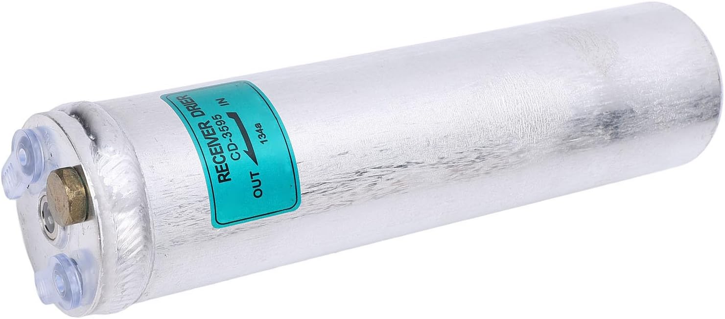 AC Receiver Drier Improve Cooling Efficiency Aluminum 74T13651 Air Conditioning Receiver Drier for Kobelco SK130UR SK135SR SK160LC